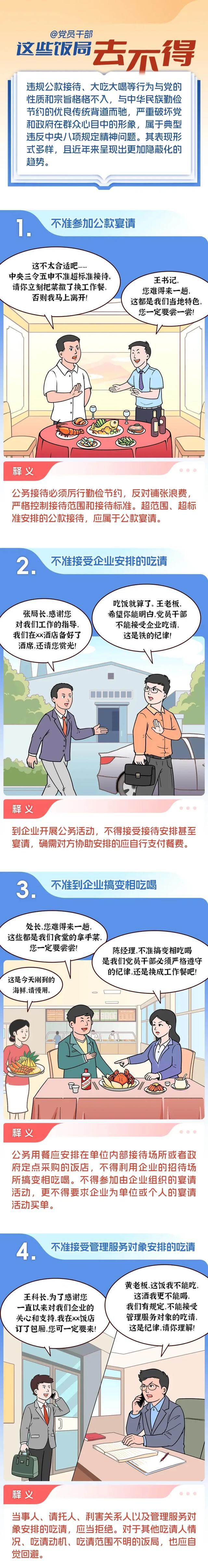 @党员干部，这些饭局去不得